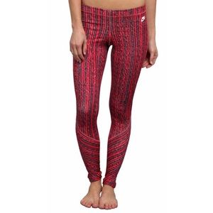 Nike Women's Red RU Sunset Print Leggings